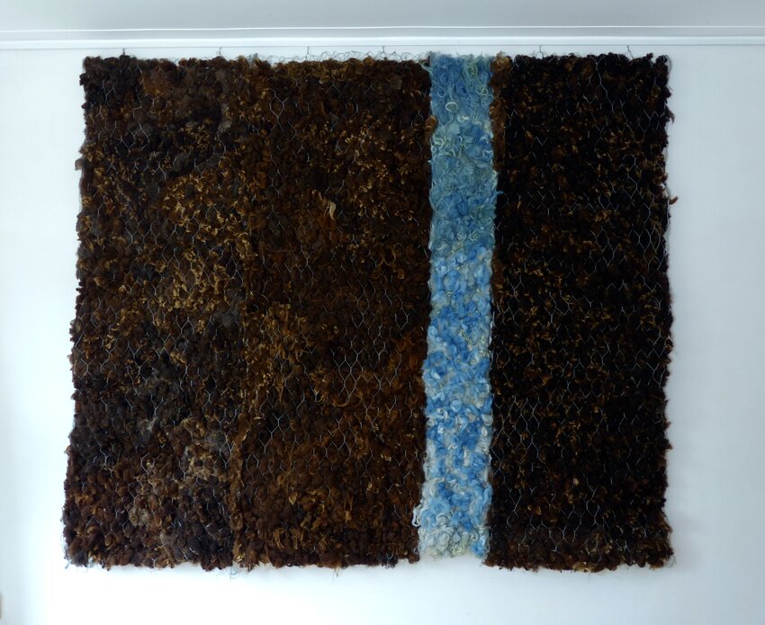 Aarde, Water 270x230cm meerdere wolsoorten (weede)